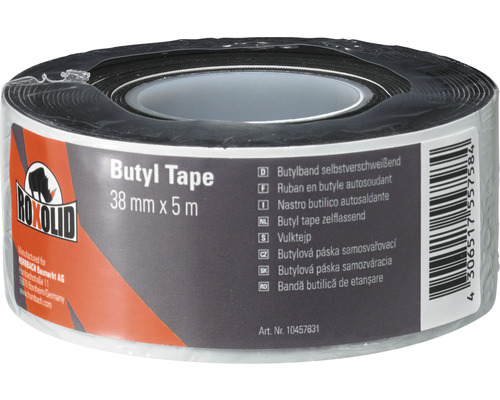 Bande d'étanchéité ROXOLID Butyl Tape autosoudante marron 38 mm x 5 m
