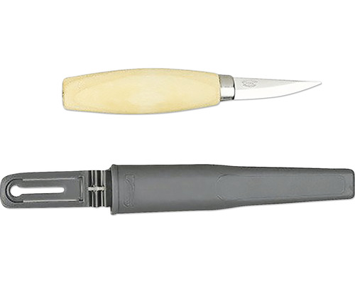 Couteau à sculpter Morakniv Erik Forst 106, manche en bois