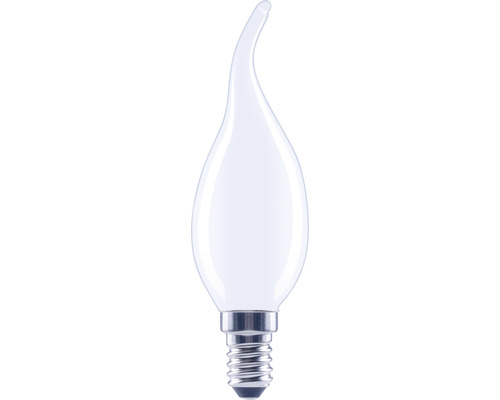 Ampoule en forme de bougie à LED FLAIR CL35 E14/4W(40W) 470 lm 2700 K blanc chaud mat rafale en forme de bougie
