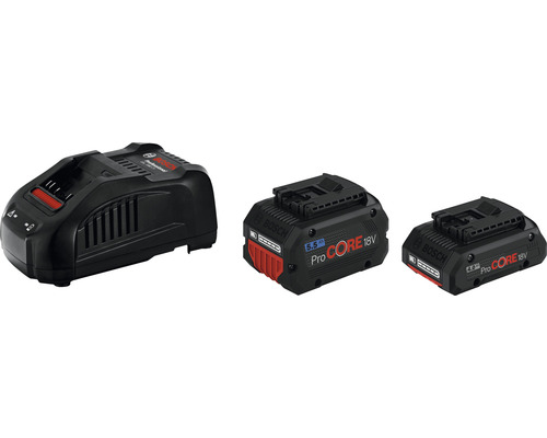 Kit de démarrage Bosch ProCORE 18 V, 1x 5,5 Ah & 1x batterie 4,0Ah Li + chargeur GAL1880