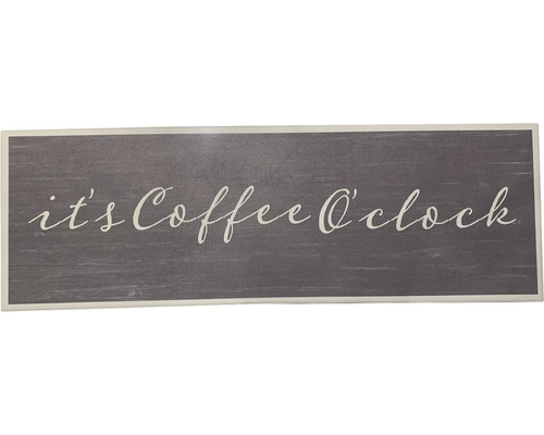 Tapis anti-fatigue tapis de couloir Coffee o'clock 50x150 cm