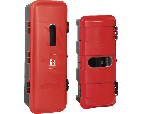 Armoire pour extincteur Bigbox XL pour extincteur de 9 kg à 12 kg plastique rouge 310x770x260 mm-0