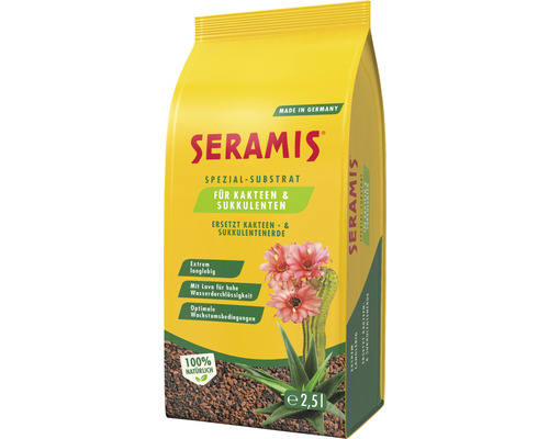 Seramis Substrat pour cactus & plantes grasses 2,5 L