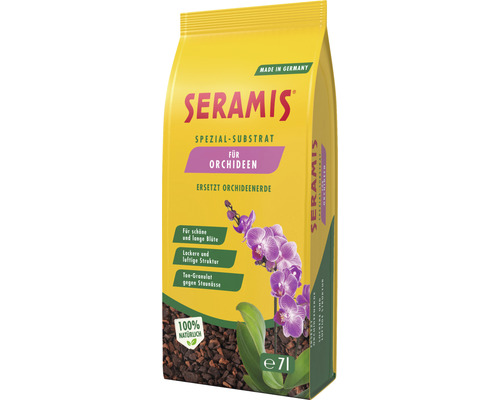 Mélange spécial de granulés pour orchidées Seramis 7 L