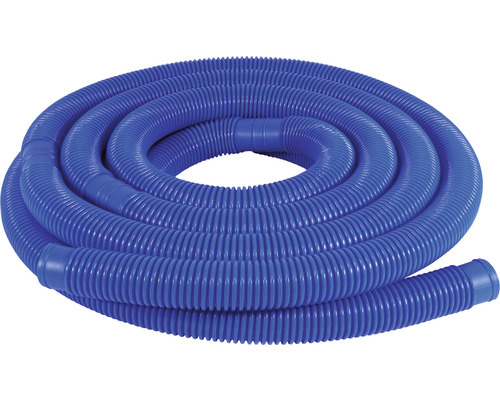 Tuyau en plastique pour piscine longueur 6,6 m Ø 32 mm bleu