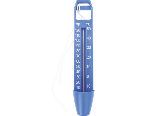 Thermomètre de piscine plastique Promo Séries 25 cm bleu