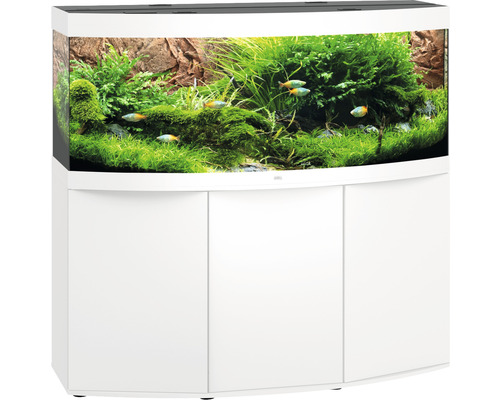 Combinaison d'aquarium JUWEL Vision avec éclairage, filtre, chauffage, meuble bas 150 x 61 x 144 cm blanc