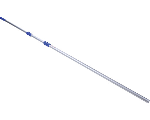 Barre télescopique en 3 parties extractible 120 - 360 cm aluminium bleu