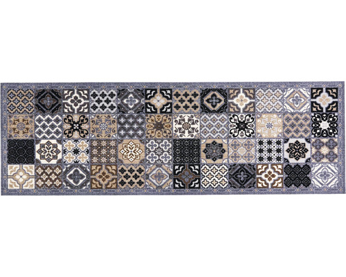 Paillasson anti-salissures Cook&Wash patchwork tiles 50x150 cm
