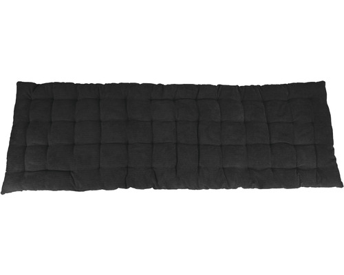 Galette de chaise Comfort Lounge noir 120x40 cm
