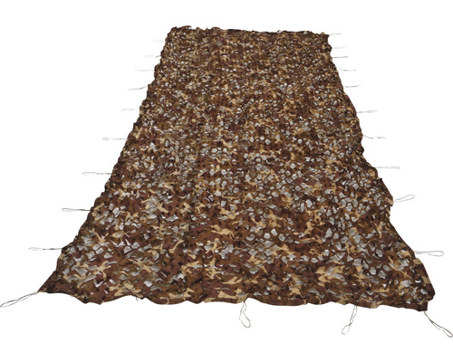 Voile d'ombrage filet de camouflage Desert sand 200x500 cm