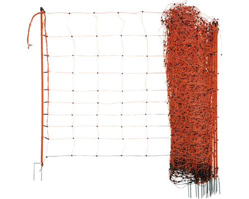 Filet de pacage Ovi Net 50 m 108 cm pointe double orange