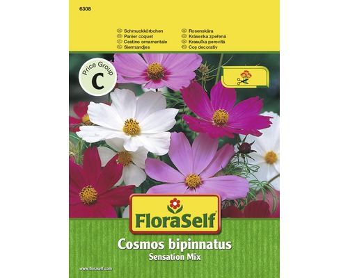 Cosmos 'Sensation Mix' FloraSelf semences non-hybrides graines de fleurs -  HORNBACH Luxembourg