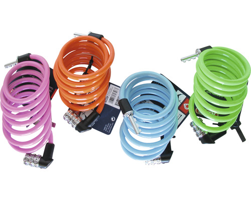 Câble antivol à spirale Abus CC Lock 1102 différents coloris