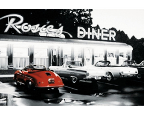 Panneau décoratif Rosie's Diner 61x91 cm