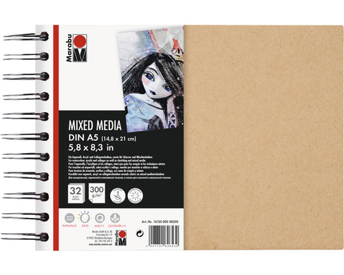 Marabu Mixed Media Ringbuch DINA5