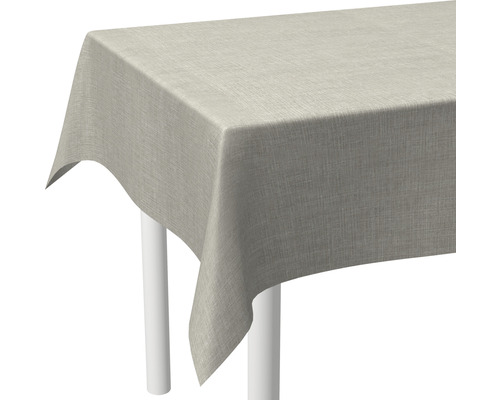 Tischdecke Style Plus Linette Robust taupe 100 x 140 cm-0