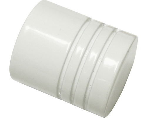 Embout Chicago cylindre blanc Ø 20 mm lot de 2