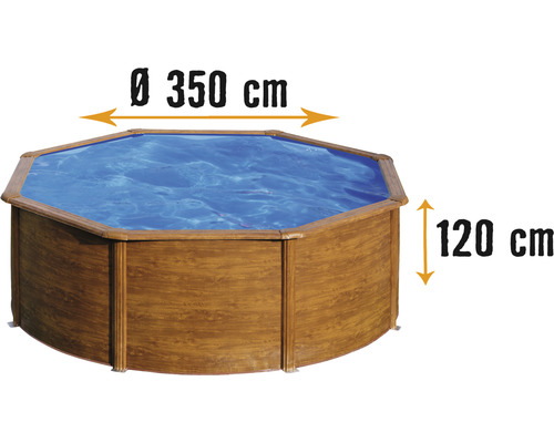 Bâche de recouvrement isotherme pour bassins Ø 350 / 360 cm
