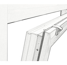 Store vénitien alu sans perçage blanc 40x130 cm, support de serrage compris-thumb-6