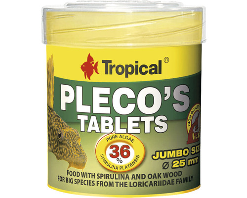Nourriture en pastilles Tropical Plecos Tablets 50 ml