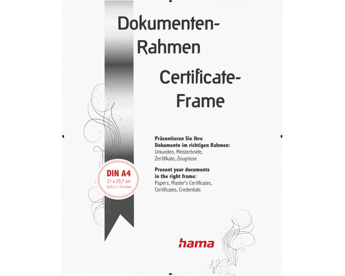Rahmenloser Bilderhalter Plexiglas 2er-Set 21x29,7 cm (DINA4)