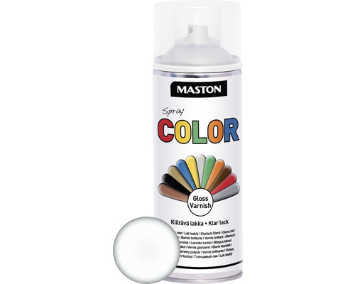 Spray vernis Color Maston brillant incolore 400 ml