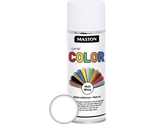 Laque à pulvériser Color Maston mat blanc 400 ml