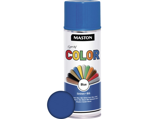Laque à pulvériser Color Maston brillant bleu 400 ml
