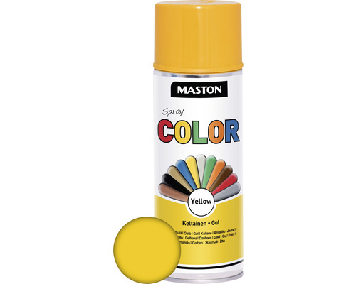 Sprühlack Maston Color glanz gelb 400 ml