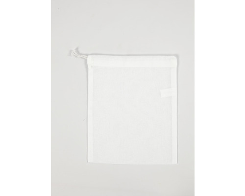 Sac en tissu blanc avec cordon 21x25 cm - HORNBACH