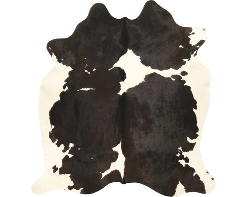 Peau de vache noir-blanc env. 210x190 cm