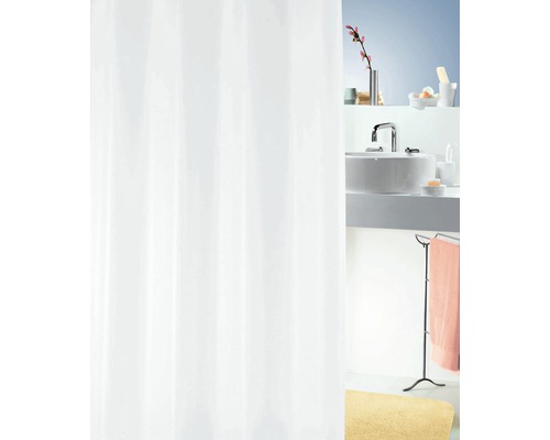 Rideau de douche spirella Bio blanc 180 x 200 cm