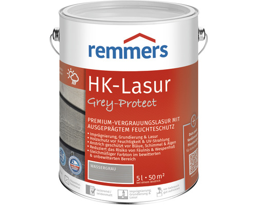 Remmers HK-Lasur grey protect wassergrau 5 l-0