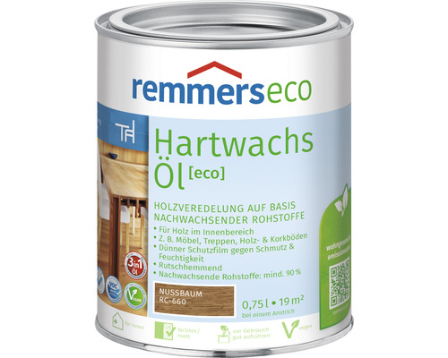 Remmers eco Hartwachsöl nussbaum 750 ml