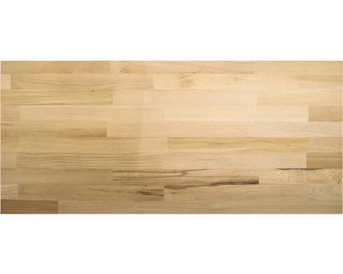 Panneau en bois de hêtre lamellé-collé B/C 1200x400x18 mm