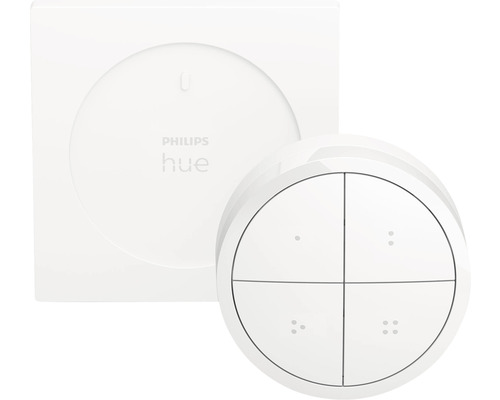 Commutateur/Télécommande Philips Hue Tap Dial blanc accessoire pour système d'éclairage intelligent