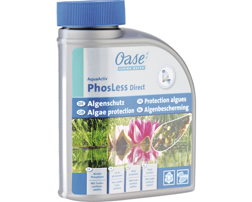 Éliminateur de phosphate Oase AquaActiv PhosLess Direct 500 ml