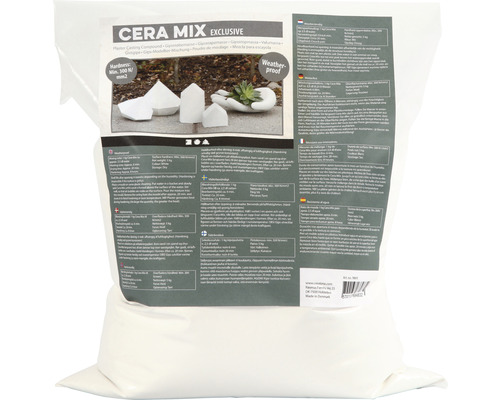 Masse à couler Cera-Mix « Exclusiv » 5 kg blanc