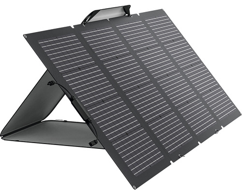 Panneau solaire Bifacial EcoFlow 220W (155W) avec raccord MC-4 et sac de transport