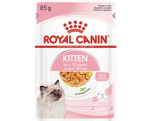 Pâtée pour chats ROYAL CANIN Kitten en gelée 12 x 85 g