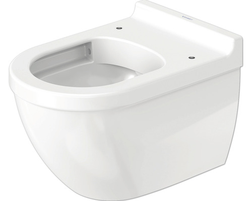WC suspendu DURAVIT Starck 3 cuvette à fond creux bride de rinçage ouverte à économie d'eau blanc sans abattant WC 2527090000
