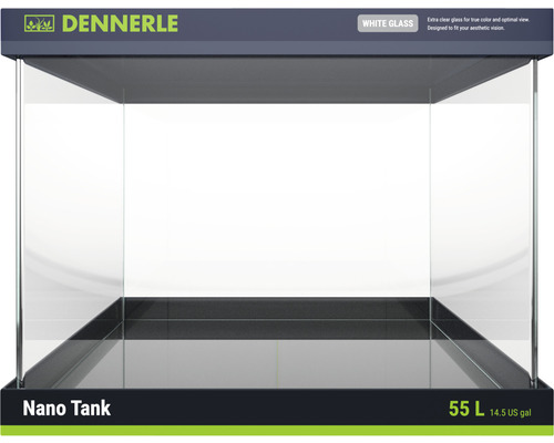 Aquarium DENNERLE Scapers Tank Weißglas 55 l mit Schaumstoffunterlage 45 x 36 x 34 cm