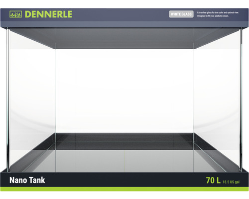 Aquarium DENNERLE Scapers Tank Weißglas 70 l mit Schaumstoffunterlage 50 x 39 x 36 cm