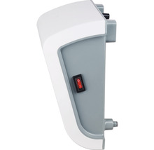 Radiateur soufflant pour salle de bains design 2000 watts blanc avec télécommande-thumb-3