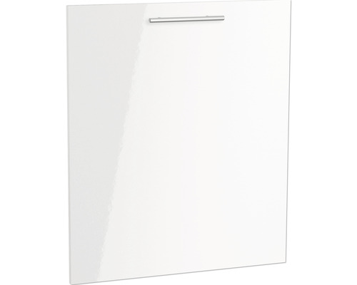 Façade pour lave-vaisselle encastré Optifit Rurik986 59,6 x 1,6 x 70 cm façade blanc verni(e) corps blanc
