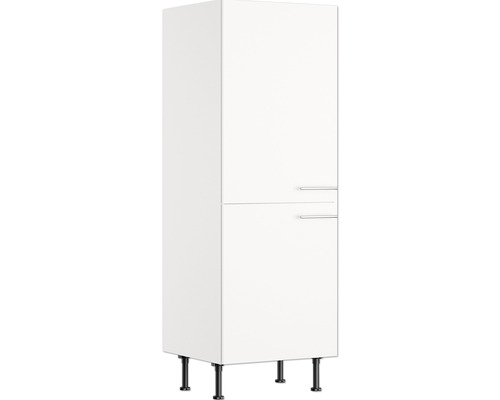 Caisson pour four/réfrigérateur encastrable de 88 Optifit Bengt932 60 x 58,4 x 176,6 cm façade blanc mat corps blanc
