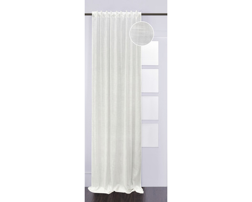 Vorhang mit Universalband weiß 135 x 280 cm