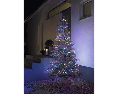 Guirlande lumineuse sapin de Noël Konstsmide micro LED Compactlights 8,78 m  + alimentation 5 m 400 LED couleur d'éclairage multicolore - HORNBACH  Luxembourg