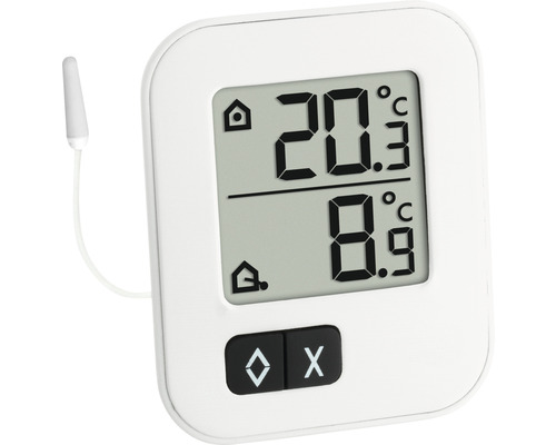 Thermomètre numérique intérieur-extérieur TFA MOXX, pile incl.